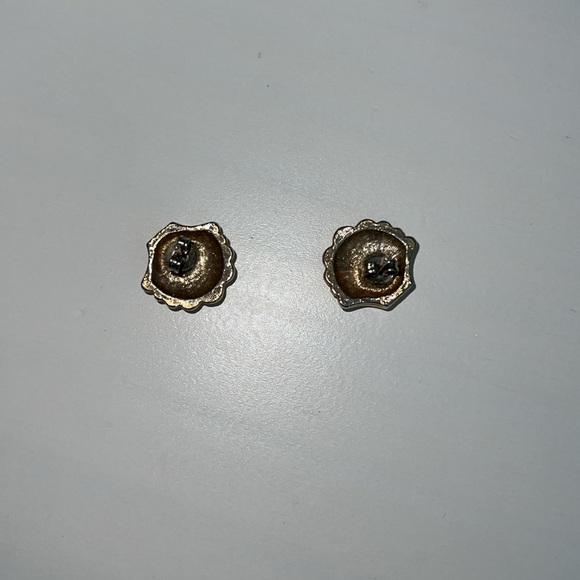 Faux Gold Seashell Studs - Picture 7 of 7